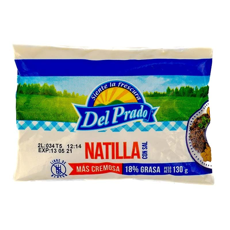 DEL PRADO NATILLA CON SAL 130 GR