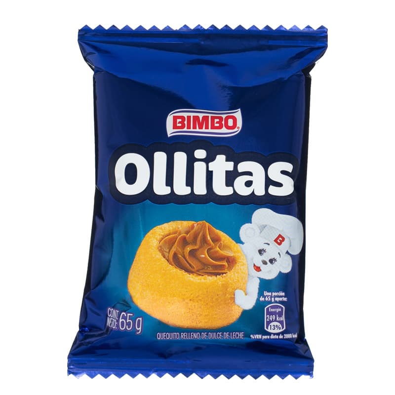 MARINELA OLLITA DULCE DE LECHE PAQUETE 65 GR