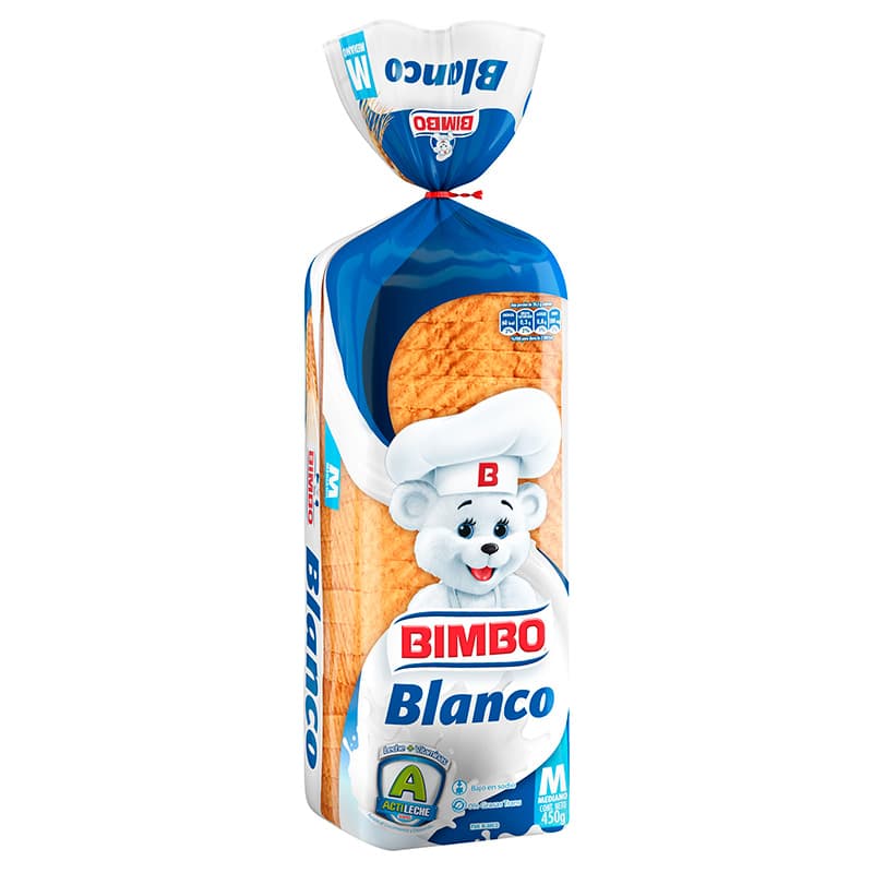 BIMBO PAN BLANCO PAQUETE 430 GR