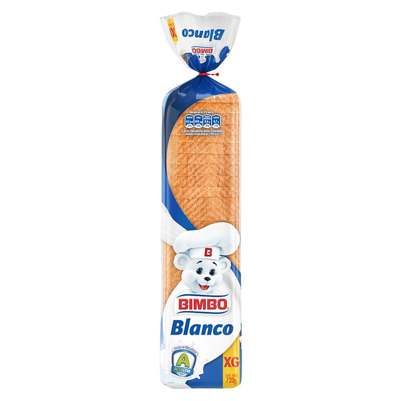 BIMBO PAN BLANCO PAQUETE 735 GR