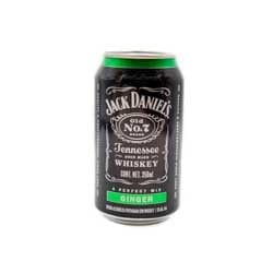 Jack Daniel’s Bebida Preparada con Whisky y Ginger 350 ml