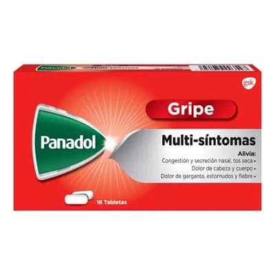 PANADOL GRIPE MULTISINTOMAS CAPS CAJA 16 UD