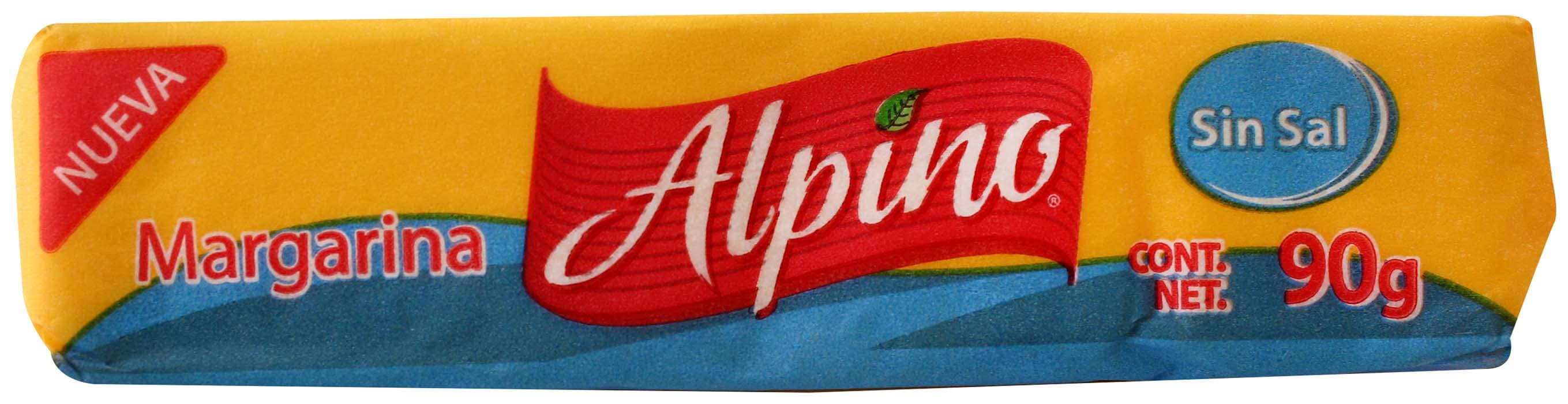 MARGARINA ALPINO DE BARRITA SIN SAL 90g
