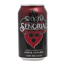 Sangría Señorial Refresco Sabor Sangría 355 ml