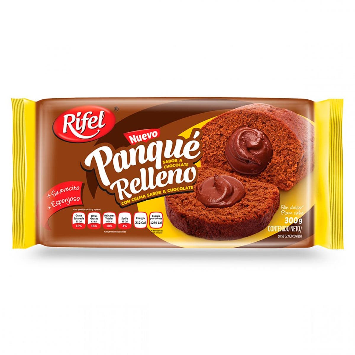 PANQUÉ RELLENO CHOCOLATE/CHOCOLATE