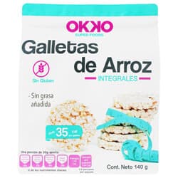 Okko Superfoods Galleta de Arroz Integrales 140 g
