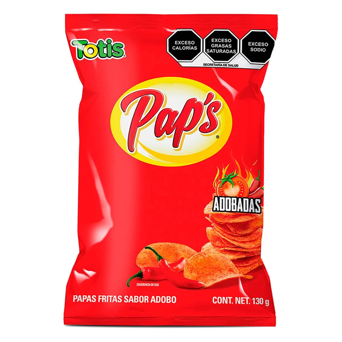 Totis Papás Adobo 130 G