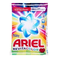 Ariel Revitacolor Detergente en Polvo Ropa 750 grs