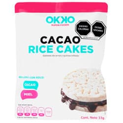 Okko Superfoods Galleta de Arroz con Cacao 33 g