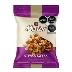 Mafer Cacahuates Salados Surtidos 120 g