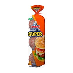 PAN P/HAMBURGUESA CON AJONJOLIN BIMBO CON 6 PZ 480g