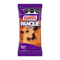 Bimbo Panqué con Pasas 255 g