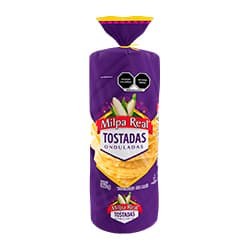 Tostadas de maiz onduladas