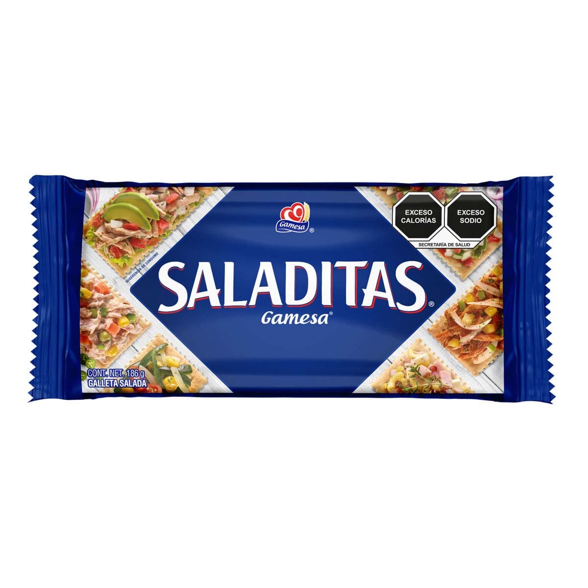 SALADITAS GAMESA 186GR                 .
