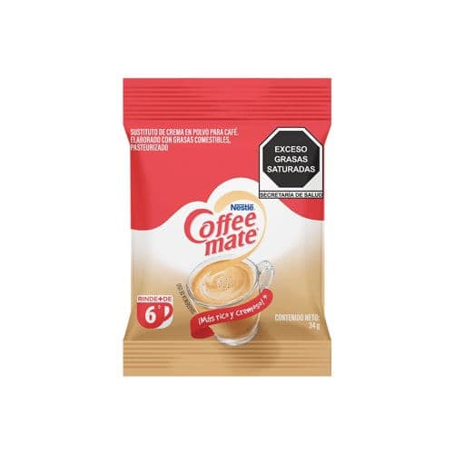Cremador Coffee Mate Nestle 34 g
