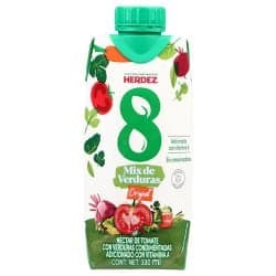 Jugo V8 Mix de Verduras Herdez 330 ml