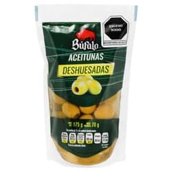 ACEITUNAS BUFALO  DESHUESADA ESP 175G  .