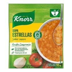 Knorr Sopa de Estrellas 4 Porciones 95 gr