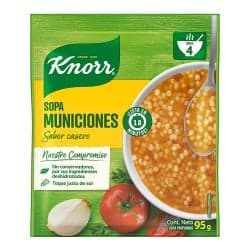Knorr Sopa de Municiones Pasta Instantánea 95 gr