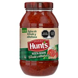 Hunt's Salsa para Pasta Albahaca y Tomate 380 g