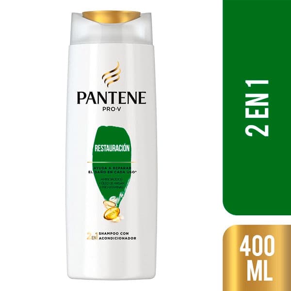 Shampoo 2en1 Pantene restauracion 400 ml