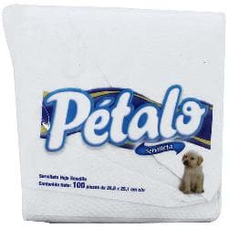 Pétalo Servilletas Hoja Sencilla 100 Piezas