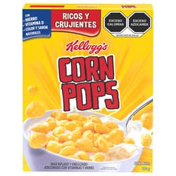 Corn Pops Kellogg's Cereal Maíz Inflado y Endulzado 210 grs