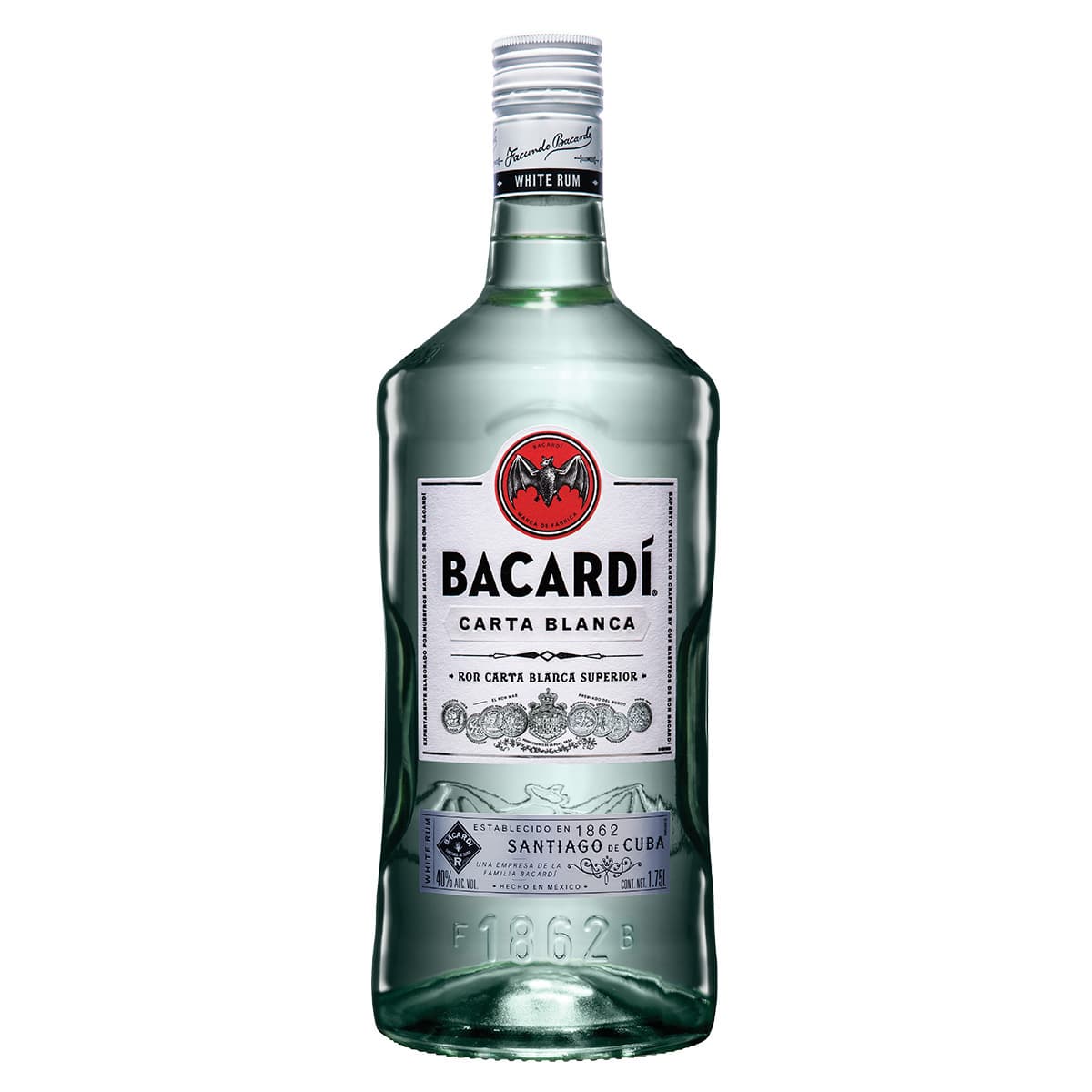Bacardí Carta Blanca Ron 1.75 l