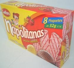 Galleta napolitana fresa