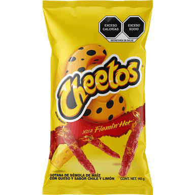 CHEETOS FLAMIN HOT COMPARTE 145GR