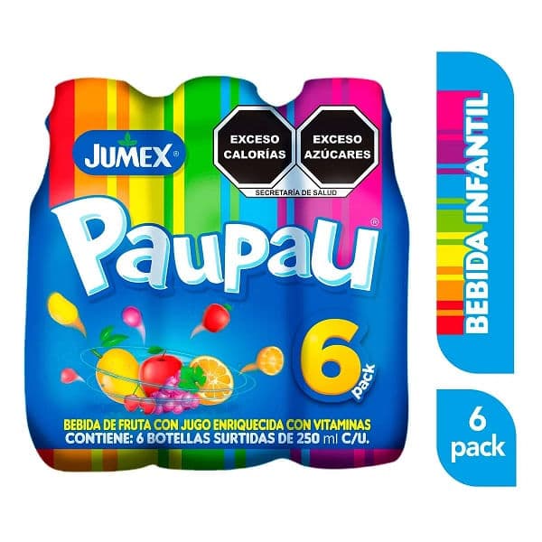 Jugo Pau pau surtido 6 piezas de 250 ml