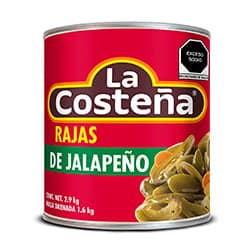 La Costeña Chiles Jalapeños en Rajas 2800 grs