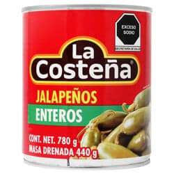 La Costeña Chiles Jalapeños Enteros 780 grs