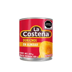 La Costeña Duraznos en Almibar en Mitades 820 gr