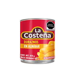 La Costeña Duraznos en Almibar Rebanados 820 gr