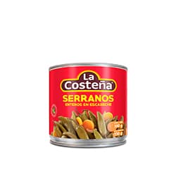La Costeña Chiles Serranos Enteros 380 grs