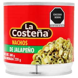 La Costeña Chiles Jalapeños para Nachos 380 grs