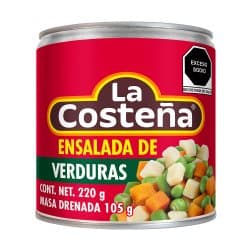 ENSALADA VERDURAS LA COSTENA 220 GR    .