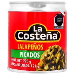 La Costeña Chiles Jalapeños Picados 220 grs