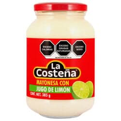 La Costeña Mayonesa con Jugo de Limón 385 g