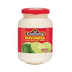 La Costeña Mayonesa con Jugo de Limón 190 g