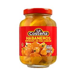 La Costeña Chiles Habaneros Entero 200 grs