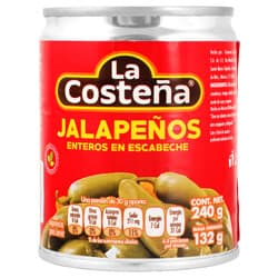 la Costeña Chiles Jalapeños Enteros 240 grs