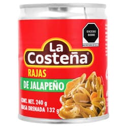 RAJAS JALAPEÑO 240GR