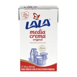 MEDIA CREMA LALA 250 ML                .