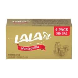 Lala Mantequilla sin Sal 4 Pack 90 g