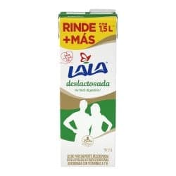 LECHE UHT LALA DESLACTOSADA SEMI 1.5 LT