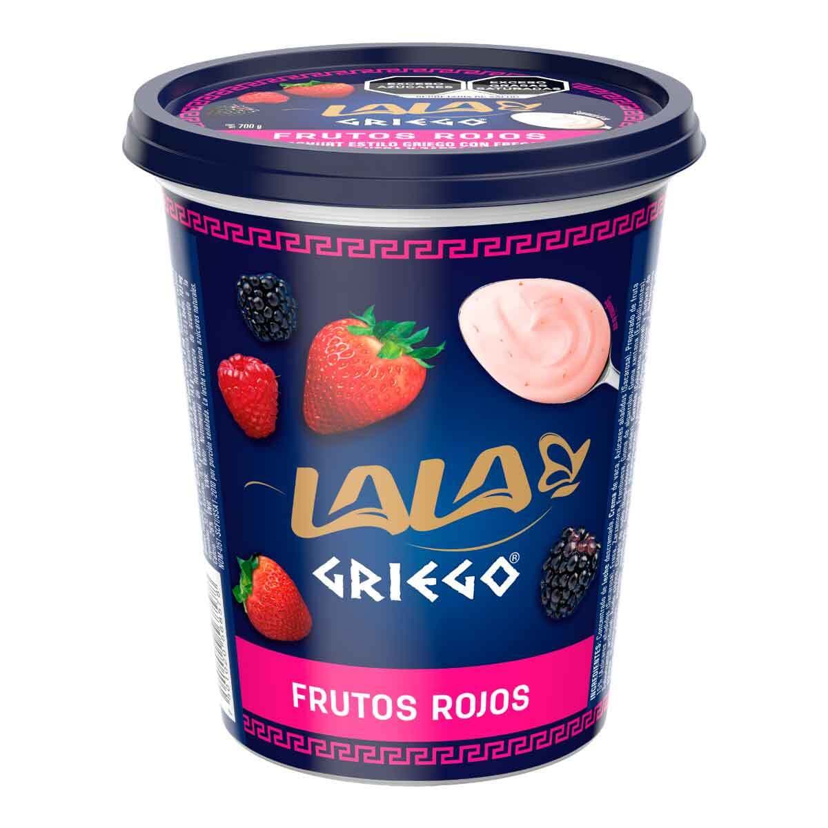 Yog Lala Bat Griego Frutos Rojos 700 gr