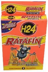 H24 Trampa para Ratones Ratafín Pegamento 2 Piezas