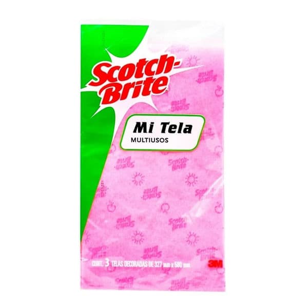 Tela Scotch brite multiusos con 3 piezas